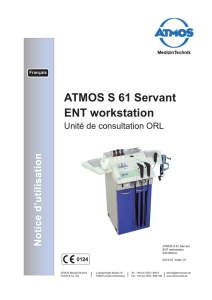 ATMOS S 61 Servant ENT workstation