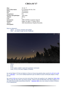 CROA 01`17 - Orion – Club d`astronomie du Pays de Gex
