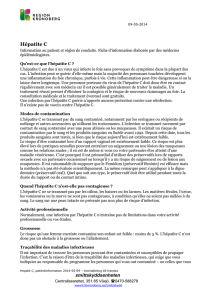 Patientinformation, hepatit C, översättning till franska
