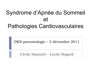 SAS et pathologie CV ( PDF