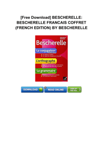 (FRENCH EDITION) BY BESCHERELLE