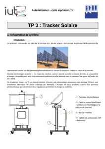 TP 3 : Tracker Solaire