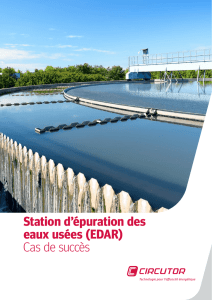 Station d`épuration des eaux usées (EDAR) Cas de succès