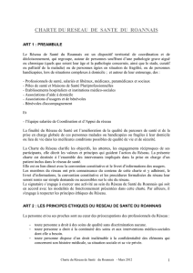 Charte du Réseau de Santé du Roannais