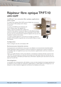 Répéteur fibre optique TP/FT-10