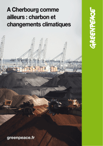 A Cherbourg comme ailleurs : charbon et changements climatiques