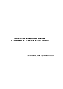 Guinée - Ministère de l`Economie et des Finances