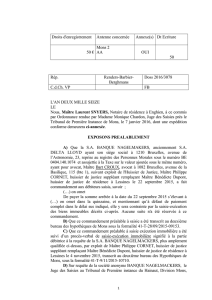cahier des charges - Notaire Laurent SNYERS