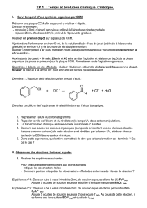 tp3 : reaction entre une solution d`acide chlorhydrique et le metal