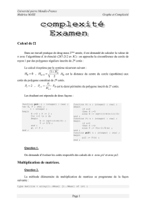 Multiplication de matrices - Université Grenoble Alpes