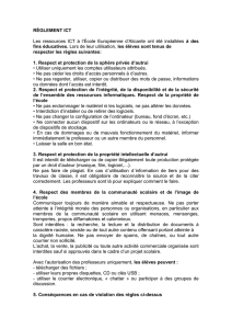 règlement ict - Escuela Europea de Alicante