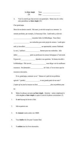 je vous ai rencontrée conjugaison