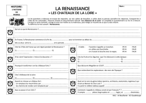 HISTOIRE: L`HISTOIRE DE FRANCE LA RENAISSANCE « LES