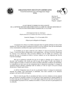 1 - OEA/Ser.W CIDI/doc.208/16 23 août 2016 Original : espagnol