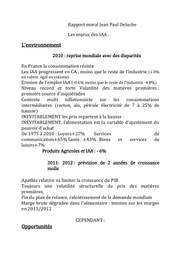 rencontres regionales iaa