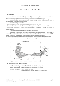 SPECTROGRAPHIE SOLAIRE