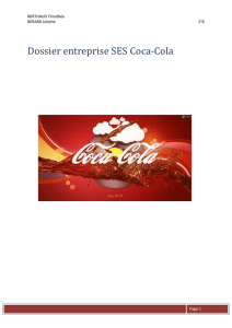 Coca-Cola et la publicité : en 2012, l`entreprise a dépensé 102 457