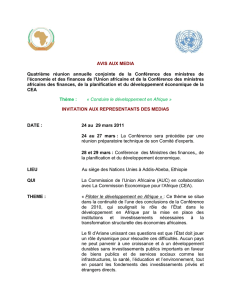 QUI La Commission de l`Union Africaine (AUC) en collaboration