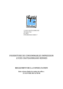 Reglement consultation consommables Chateaubriand