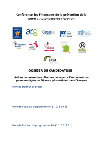 Dossier de candidature - Conseil Départemental de l`Aveyron
