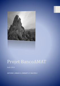 Projet BancoAMAT - Création site web