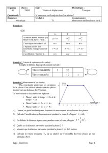 Séquence 10 sciences exercices 2nde Bac Pro - maths