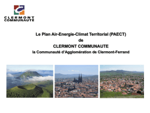 Le Plan Air-Energie-Climat Territorial (PAECT)