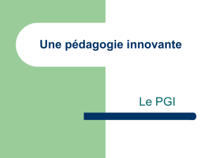 Le PGI - Economie Gestion LP Académie de Lille