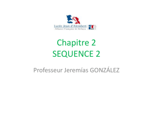 Chapitre 2 SEQUENCE 2