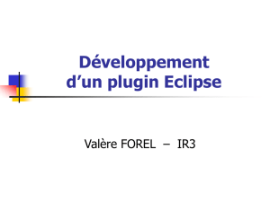 Développement d`un plugin Eclipse