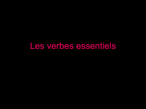 Les verbs essentials
