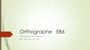 Orthographe EB6