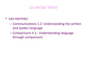 Le verbe Venir - cloudfront.net