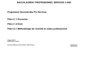 baccalaureat professionnel services 3 ans