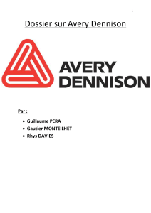 Dossier sur Avery Dennison Par