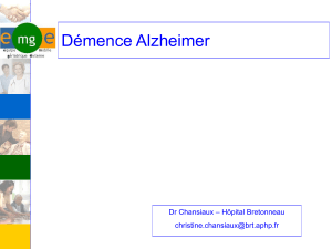 Démence Alzheimer