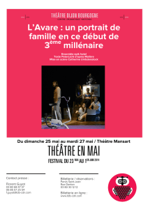 DS AVARE - Théâtre Dijon Bourgogne