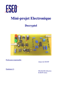 Mini-projet Electronique