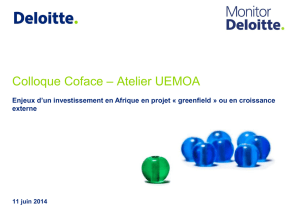 Deloitte - Coface Maroc