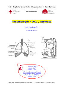Pneumologie - CHU Ambroise Paré