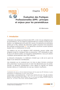 Évaluation des Pratiques Professionnelles (EPP) : principes et