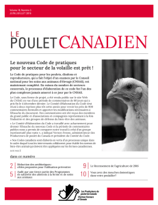 Juin/Juillet 2016 - Les Producteurs de poulet du Canada