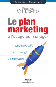 Le plan marketing à l`usage du manager