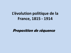 Évolution politique en France (1815