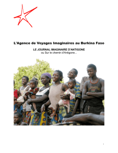 Journal de la résidence au Burkina