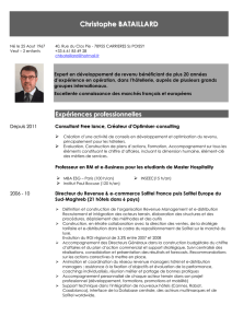 Christophe BATAILLARD - DTP Conseils et Formations