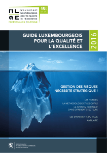 Guide Luxembourgeois pour la Qualité et l`Excellence 2016