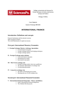 Finance internationale, Philippe Norel