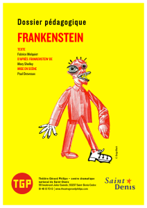 FRANKENSTEIN - theatre gerard philipe