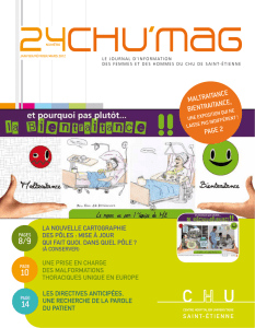 CHU`mag n°24 janvier/février/mars 2012 - CHU de Saint